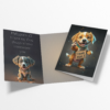 "Thank You!" Card pup " 1 Thessalonians 5:18 Give thanks for everything. This is God’s will for you in Christ Jesus." - Image 3